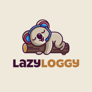 logo design lazy loggy