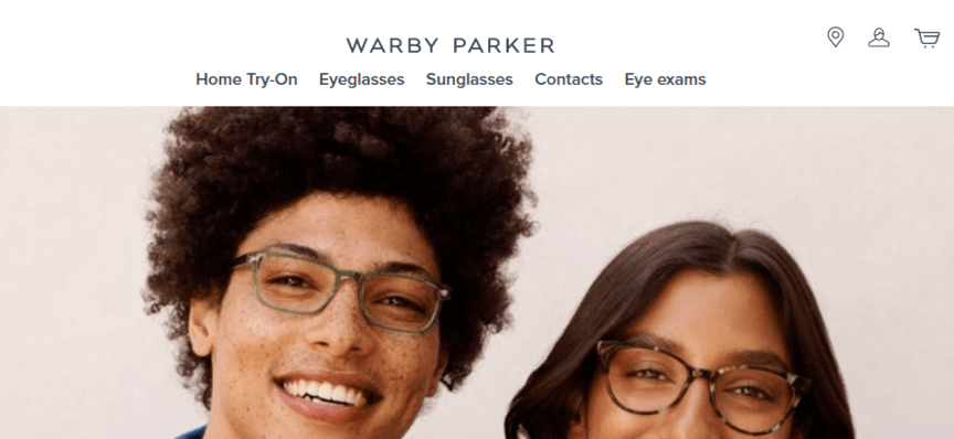warby parker website